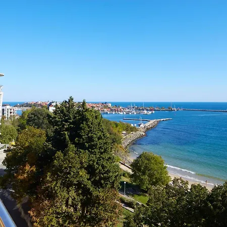 Infinity Terrace Sea View Apartment Nessebar 1Br Apartamento *